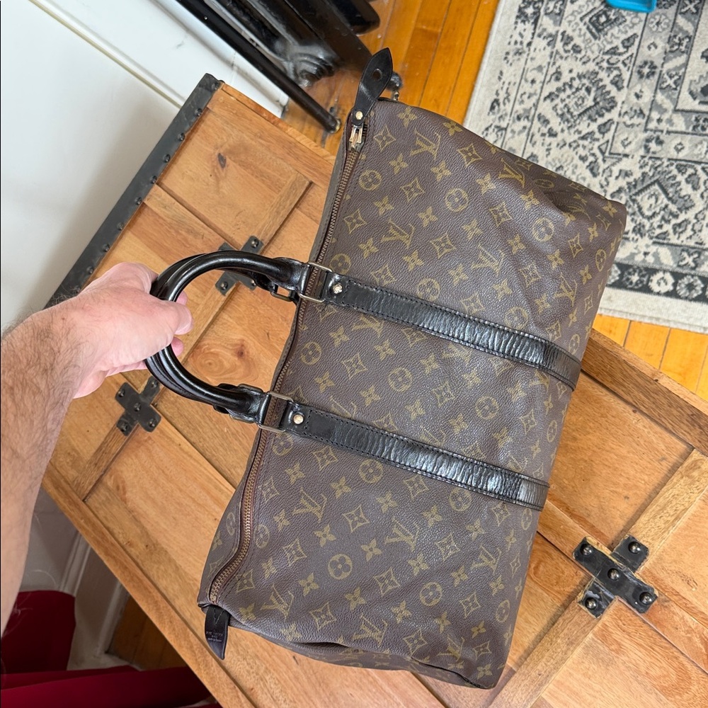 Louis Vuitton Vintage Boston Keepall 45 Travel Bag